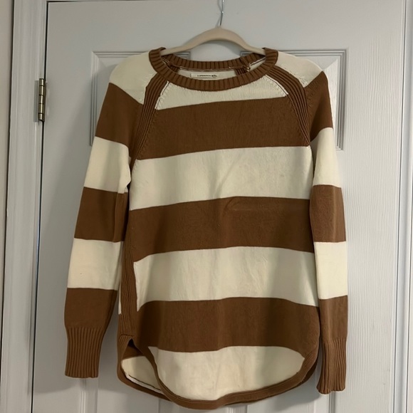 Anthropologie Sweaters - Anthropologie Brown and White Sweater